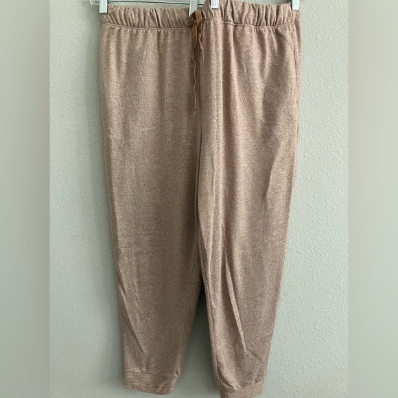 Cuddl Duds Petite Seriously Soft Tank, Cardi & Jogger Set -Taupe (sz PM) A594494 - Picture 7 of 9